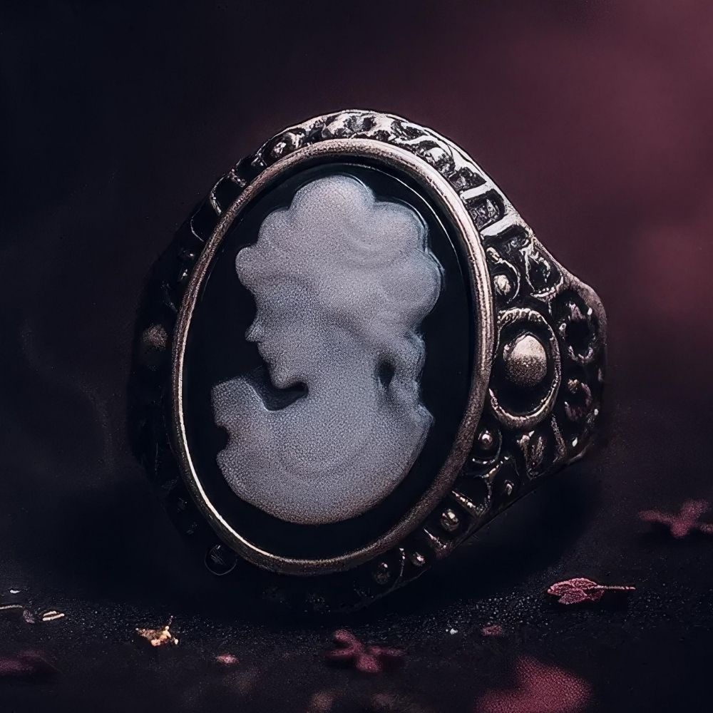 Bague Camée Noir & Blanche