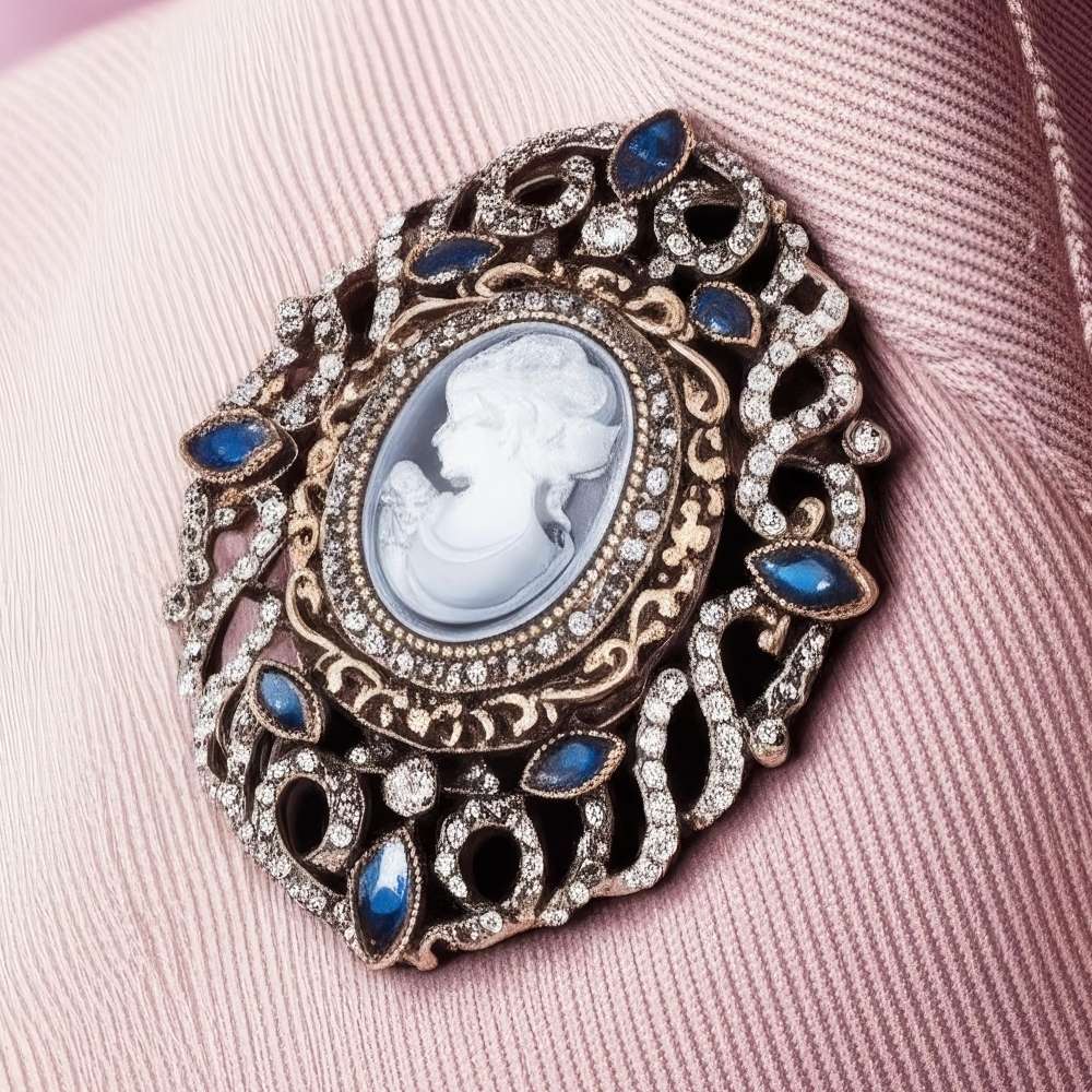 Broche Camée Fantasque