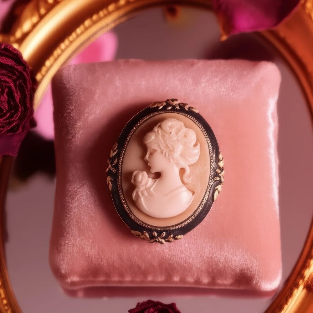 Broche Camée Style Victorien