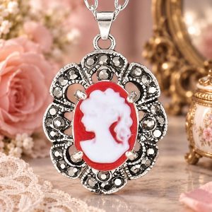 Pendentif Camée Rouge