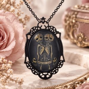 Pendentif Camée Squelette